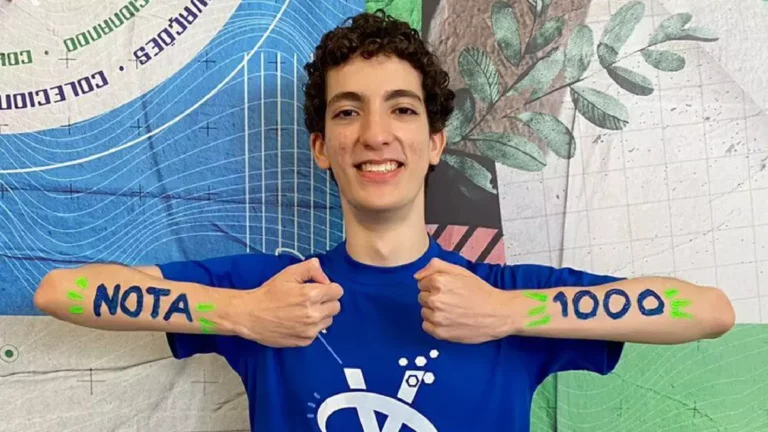 Estudante amazonense alcança nota 1000 na redação do Enem