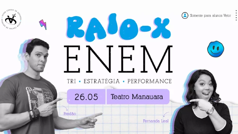 Vetor realiza o “Raio-X Enem” e traz Fredão e Fernanda Leal