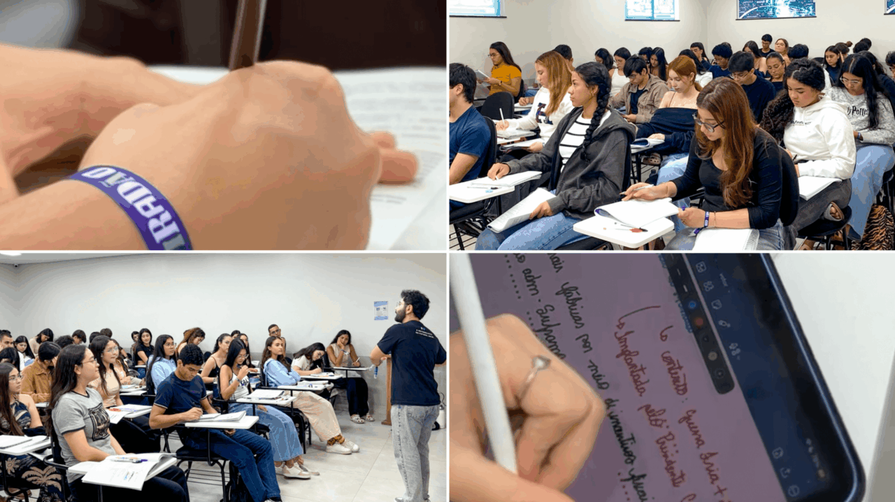 Alunos durante o Viradão PSC 1 e 2 
