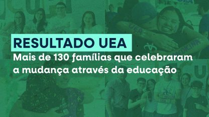 Famílias celebrando as aprovações