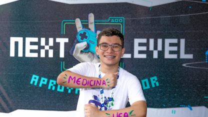 Kelvis, aluno da última turma de 9º ano.